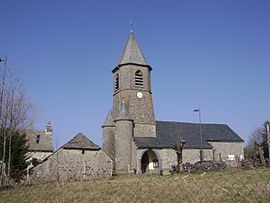 The church in La Terrisse