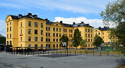 Andra kasernen vid Jämtlands fältjägarregemente och Fältjägarbrigaden.