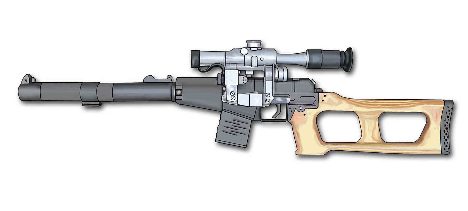 Снайперская винтовка винторез чертежи