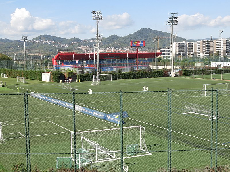 File:008 Ciutat Esportiva Joan Gamper (Sant Joan Despí), camp de gespa i estadi Johan Cruyff.jpg