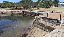 Public open space on the shores of Mort Bay on the Balmain, Balmain East border 1. east balmain park on mort bay syd harbour.jpg