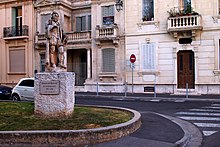 Nostradamus statue in Salon-de-Provence
