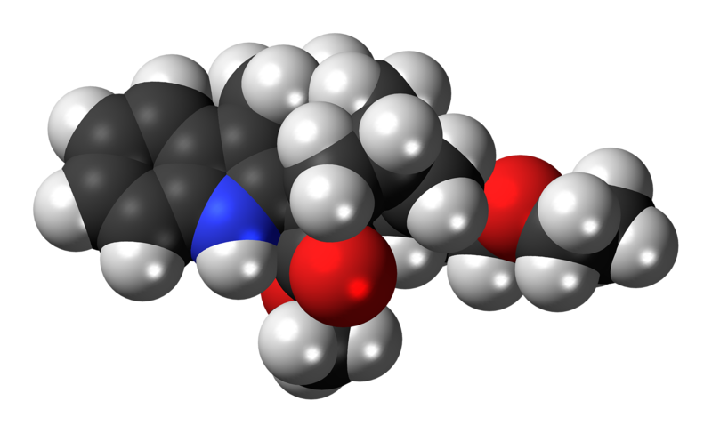 File:18-Methoxycoronaridine molecule spacefill.png