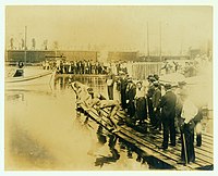 The start of the race 1904 Olympics- Start of 220 yard swim competition.jpg