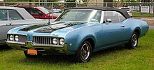 1969 Oldsmobile Cutlass Convertible 1969 Oldsmobile Cutlass convertible, front 5.19.19.jpg