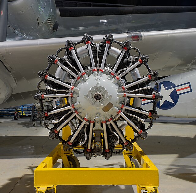 Pratt & Whitney R-985 on display at Museum of Aviation, Robins AFB