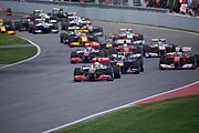 Start of the Canadian GP