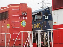 A TRRA and CSX locomotive in 2014 20140911 10 TRRA & CSX, St. Louis, Missouri (18769981291).jpg