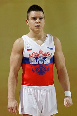 2015 European Artistic Gymnastics Championships - Vault - Nikita Nagornyy 01.jpg