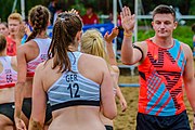 Deutsch: Beach Handball Champions Cup 2018 in Catania (ITA); Tag 4: 4. November – Frauen, -Platzierungsspiel 9-10: Beach Bazis Schleissheim (GER) - CBMP Ciudad de Málaga (ESP) 0:2 (6:10, 15:165) English: 2018 Beach Handball Champions Cup in Catania (ITA; Day 4: 4 November – Women's Placement Match Match 9-10: Beach Bazis Schleissheim (GER) - CBMP Ciudad de Málaga (ESP) 0:2 (6:10, 15:165)