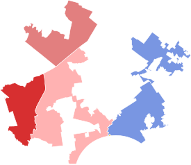 2018 Pennsylvania's 7th congressional district special election results by county.svg