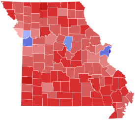 2018 United States Senate election in Missouri results map by county.svg