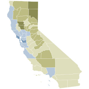 2024 California Proposition 1 results map by county.svg