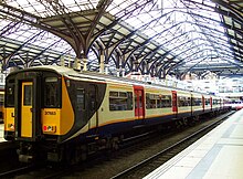 Refurbished Class 317 in the original WAGN livery at Liverpool Street station in 2006 317663 A Liverpool Street.JPG