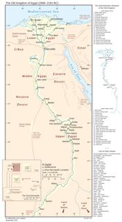 <span class="mw-page-title-main">Old Kingdom of Egypt</span> Period of Ancient Egypt in the 3rd millennium BC