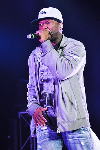 50 Cent performing in 2011