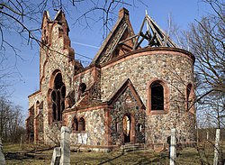 Ruinen der lutherischen Kirche