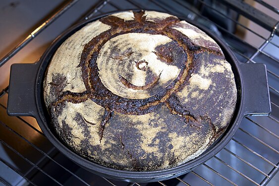 sourdough bread - smiling sun logo