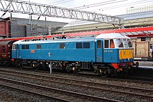 86259, now Peter Pan on one side only, at Crewe, 2017 86259 Peter Pan at Crewe, 2017 37668671306.jpg