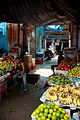 A fruit-shop in Haridwar.