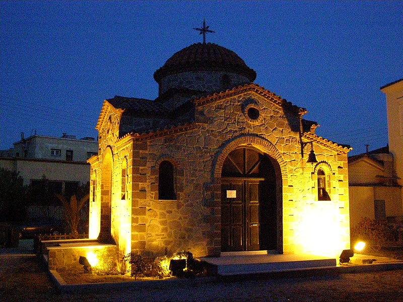 File:A small church in Palia Skala, Mytilene, Lesvos Island.jpg