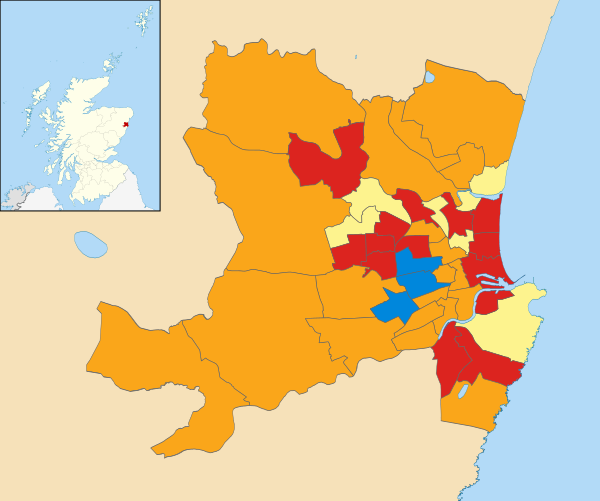Aberdeen City Council election 2003.svg