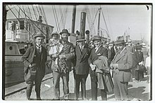 The departure of the 5yj Thule Expedition. Afrejse til 5. Thuleekspedition maj 1921.jpg