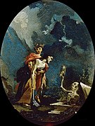 Edad y muerte (c. 1715), de Giovanni Battista Tiepolo, Galería de la Academia de Venecia