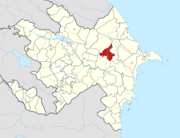 Distretto di Ağsu – Localizzazione