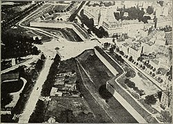 Une partie des bastions de l'enceinte de Thiers (1908).