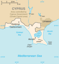 Akrotíri térképe