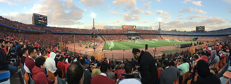 Stadium prije utakmice Afričke Lige prvaka 2020.: Al Ahly - Sundowns