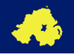 Exemple de rendu : île jaune sur fond bleu