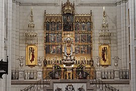 Altarpiece of the Chapel of Our Lady of La Almudena, by Juan de Borgoña (16th-century).