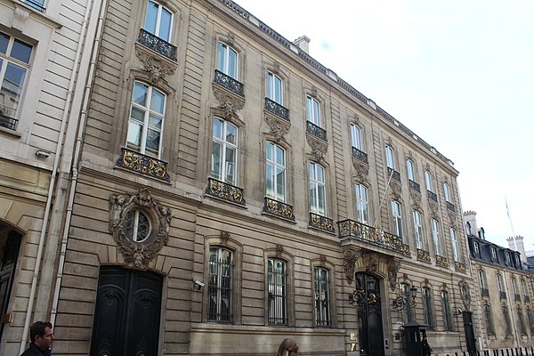 Maugham's birthplace: the British Embassy in Paris