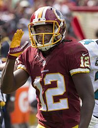 Roberts with the Washington Redskins in 2014 Andre roberts redskins.jpg