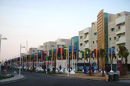 The Athletes' Village during the 2006 Asian Games