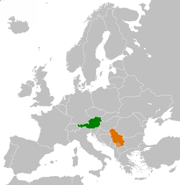 Relaciones Austria-Serbia