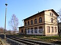 Görlitz – Zittau railway line;  Neißetalbahn;  Weinhübel railway station;  formerly Leschwitz-Posottendorf train station