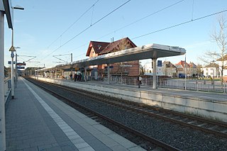 <span class="mw-page-title-main">Heusenstamm station</span> Railway station in Germany