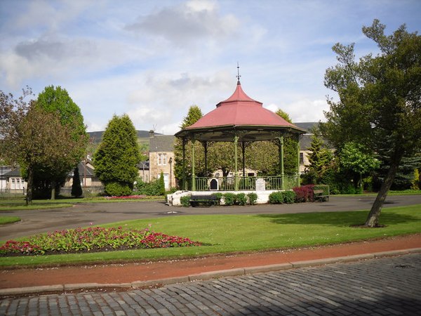 The bandstand in Burngreen, Kilsyth