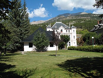 Villa mexicaine et son parc.