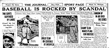 October 2, 1924 Headline Baseball is rocked by scandal.jpg