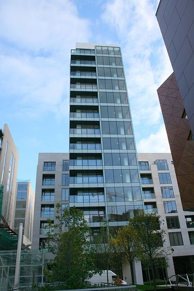 Beacon Tower, at 15 storeys was briefly the tallest building in Dún Laoghaire–Rathdown
