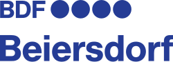 The previous logo from 1992 to 2014 Beiersdorf.svg