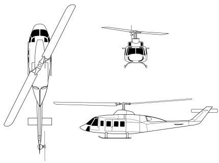 Bell 214ST orthographic image.svg