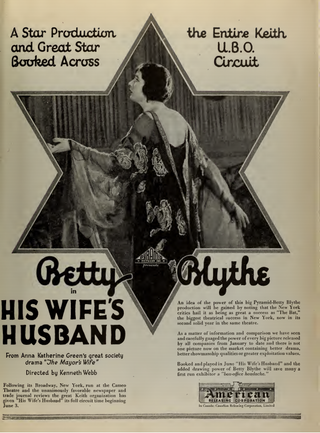 <i>His Wifes Husband</i> (1922 American film) 1922 film