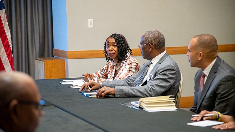 File:Bilateral Meeting with the US Congressional Delegation visiting CARICOM (July 6, 2023) (53026314047).jpg