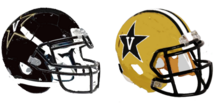 In 2011 Vanderbilt introduced a new black helmet Black and gold helm.png