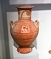 Boeotian middle orientalizing - amphorai-Group B - neck-amphora - flowers - hares - Athens NAM 15300 - 01